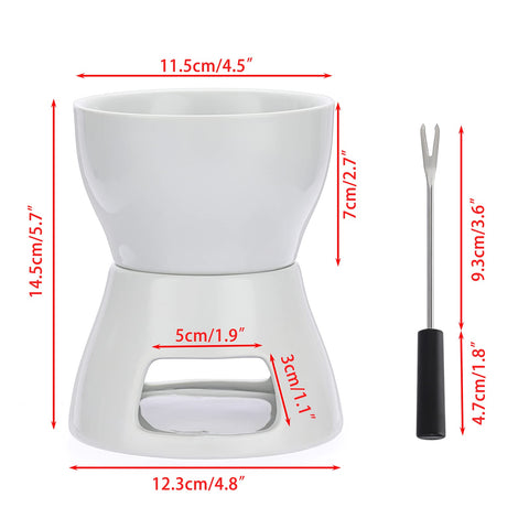 BSTKEY ceramic butter warmer cups for melted ingredients at your table