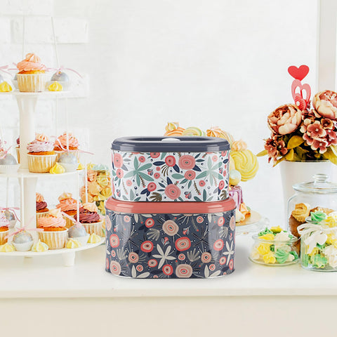 BSTKEY tins for snacks or gifts, versatile storage for patisseries.