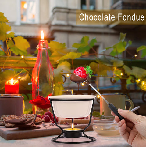BSTKEY tea light not included creates cozy fondue ambiance