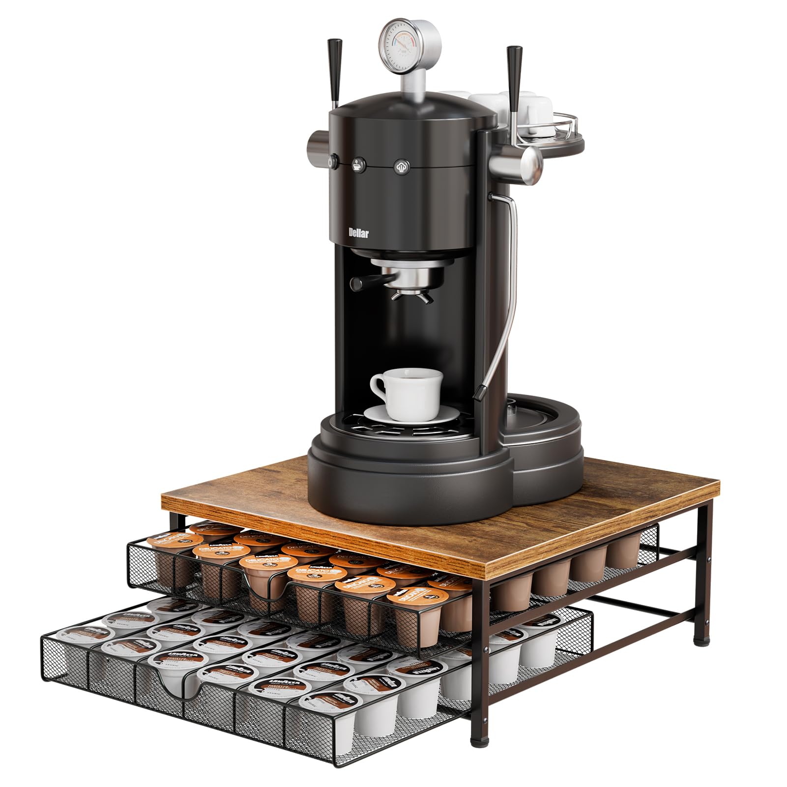 Stackable design allows expanding storage with BSTSLL units.
