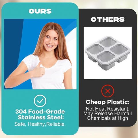BSTUR divided meal prep box ideal for separate courses