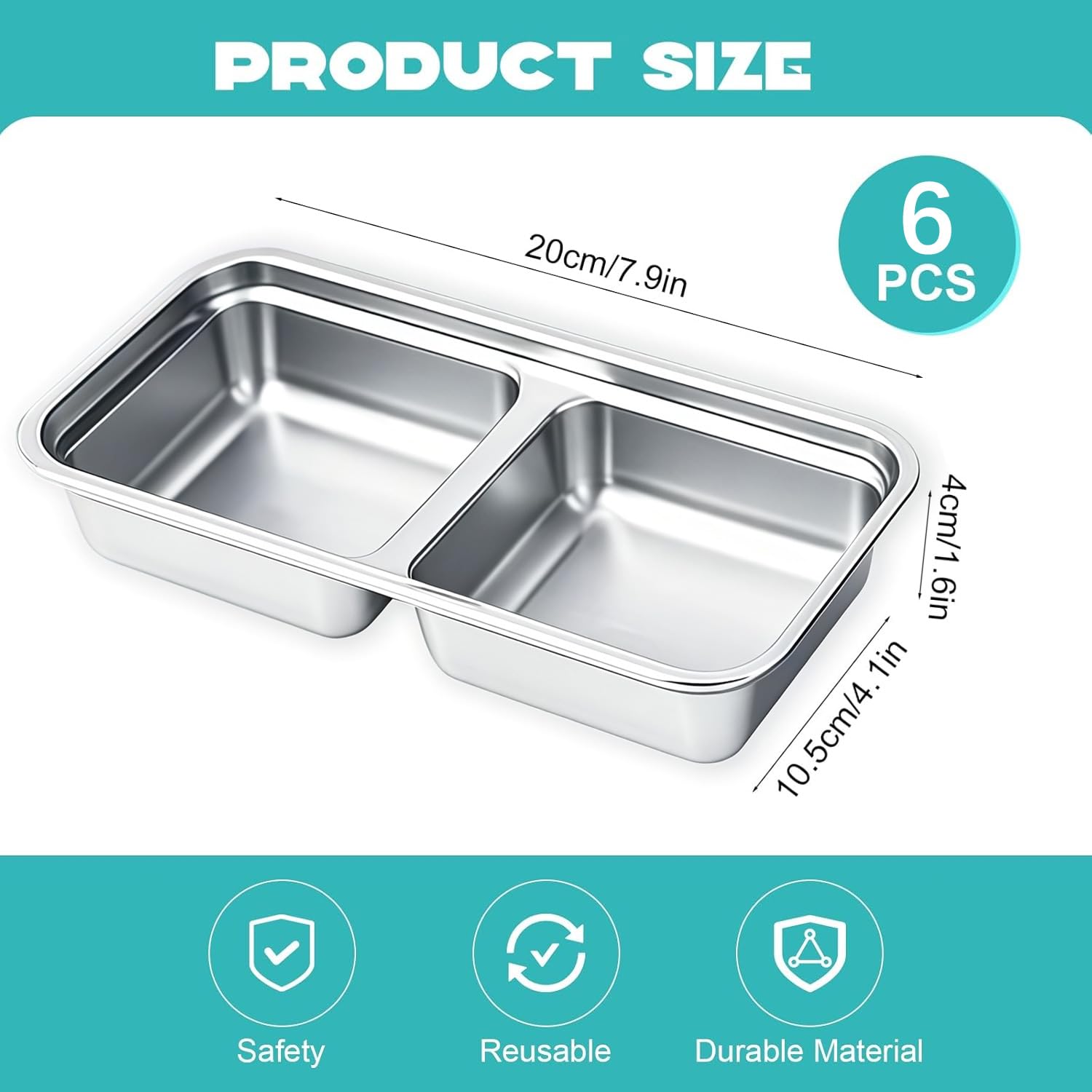 BSTUR dual-compartment container keeps foods separate for meals