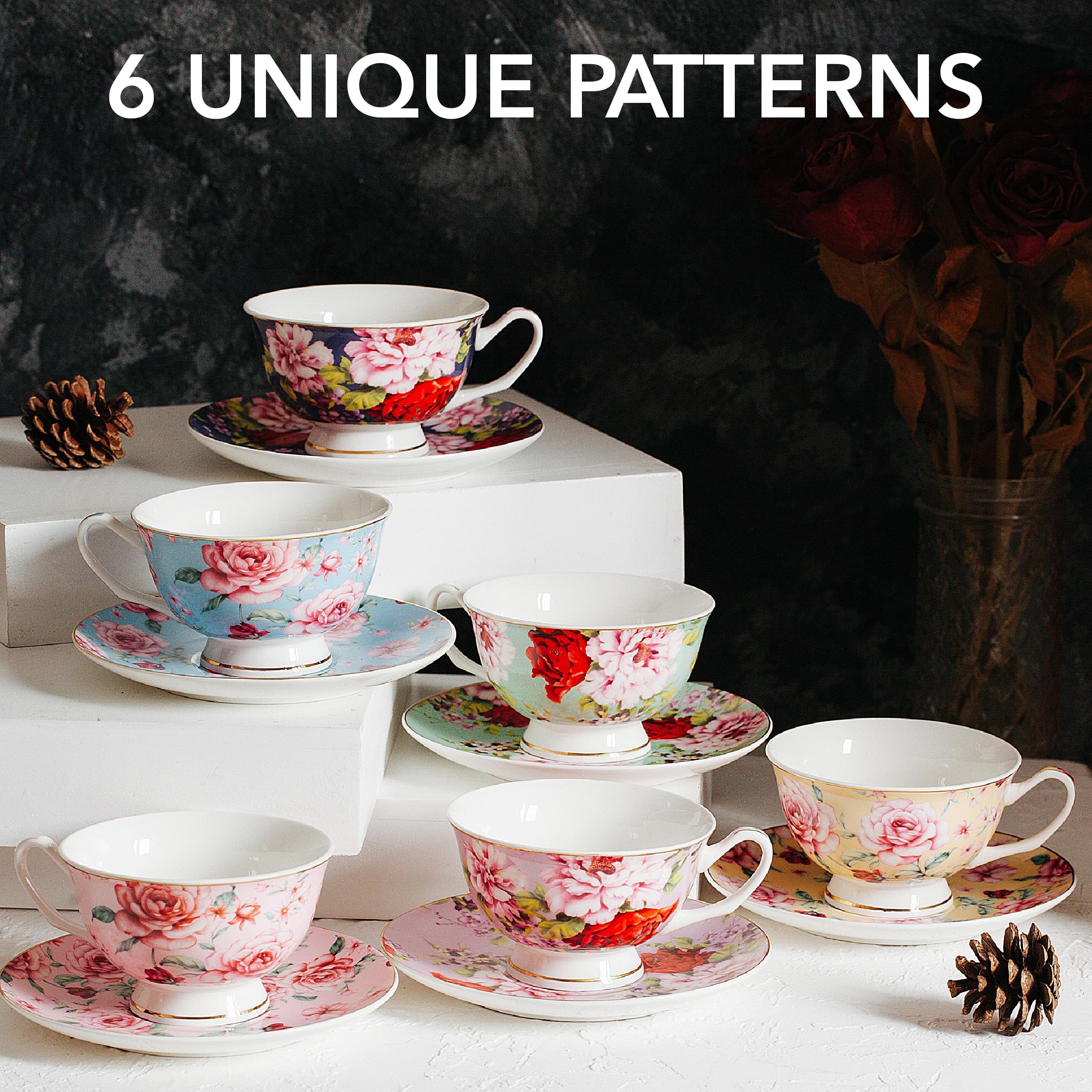 BTaT Tea Cups in vibrant colors to suit any mood