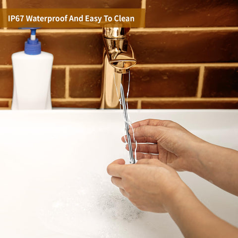Btclink stainless steel probe is easy to clean after grilling.