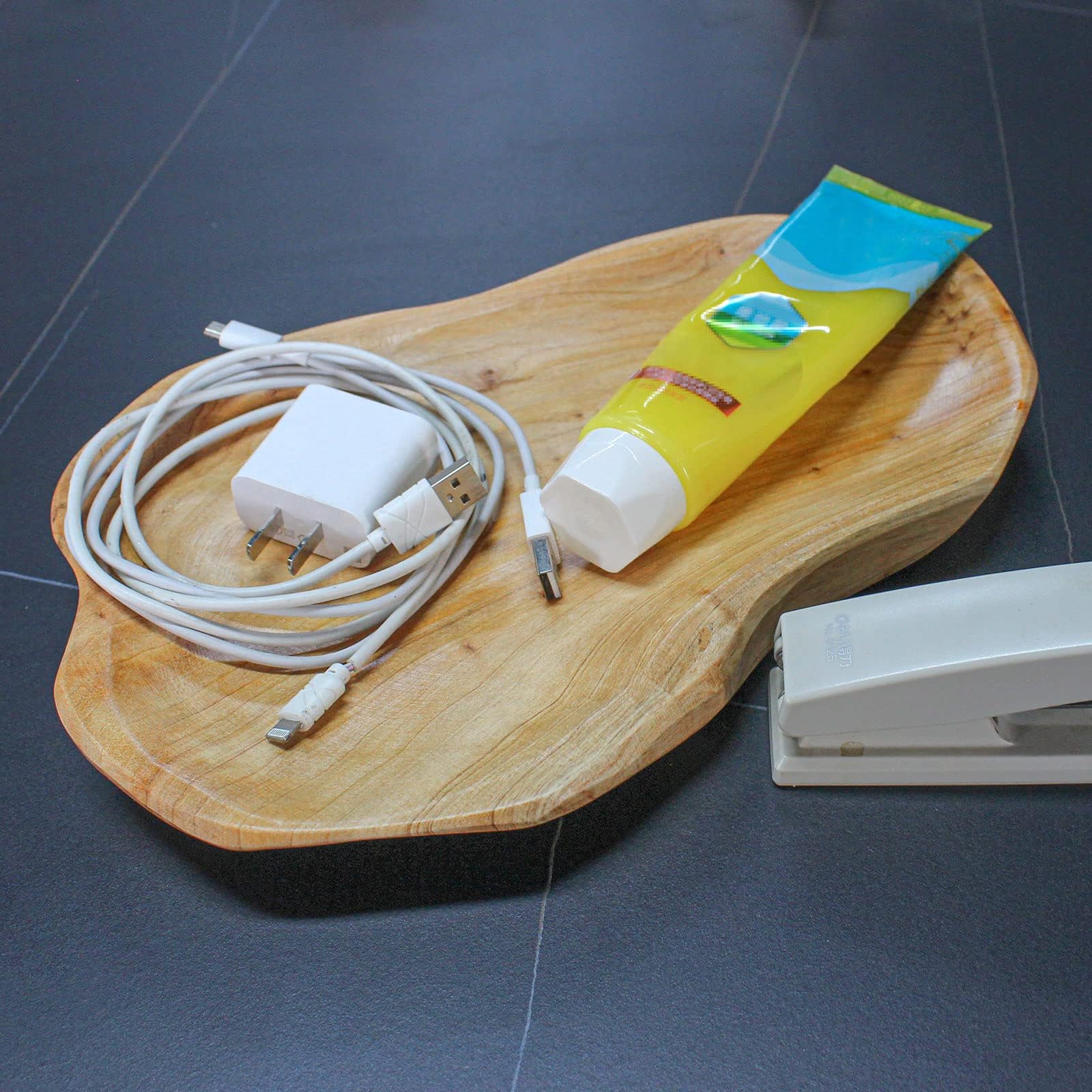 BTEOBFY kitchen decor wood tray adds warmth to daily meals.