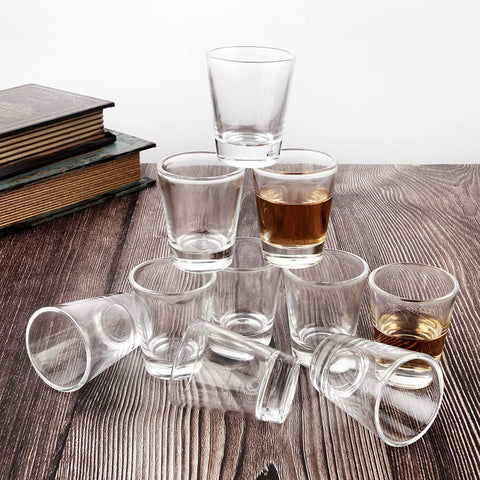 BTGLLAS 1.5 oz shot glass features clear round design for elegance
