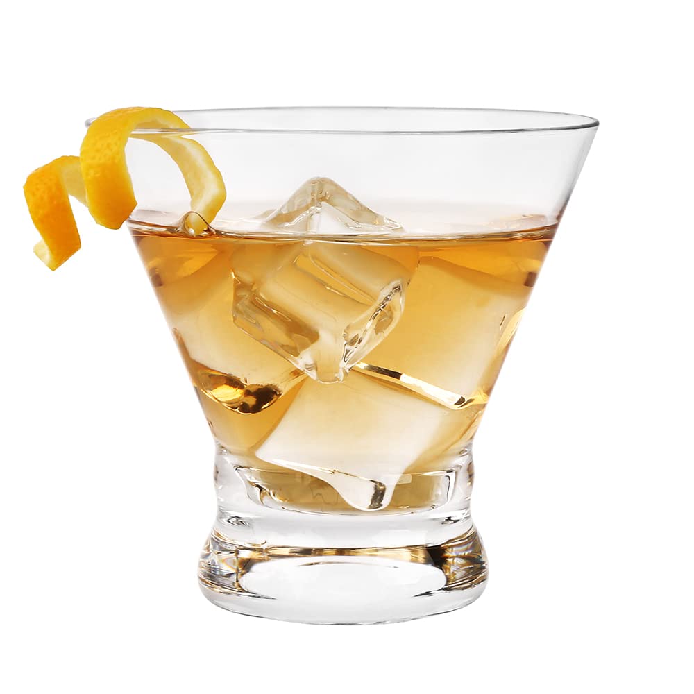 BTGLLAS heavy-base martini glass ensures stability during serving