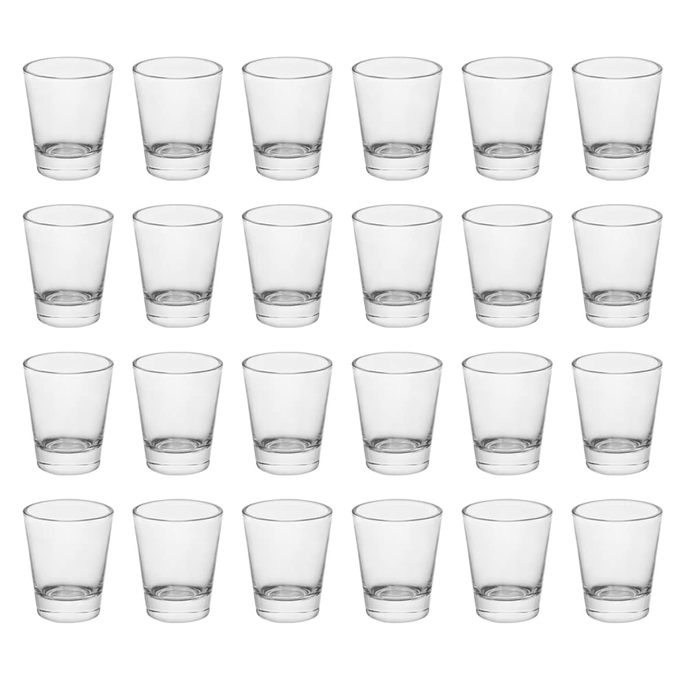 BTGLLAS heavy-base shot glass set with stable base for confident pours