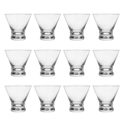 BTGLLAS stemless martini glasses for elegant cocktails and easy handling