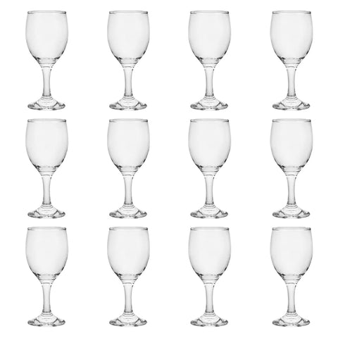 BTGLLAS 4oz clear wine glass from a 12-piece set for everyday entertaining.