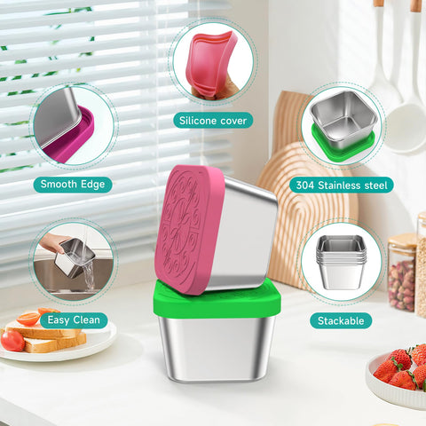 BTIFU snack containers are dishwasher-safe for easy cleaning and reuse.