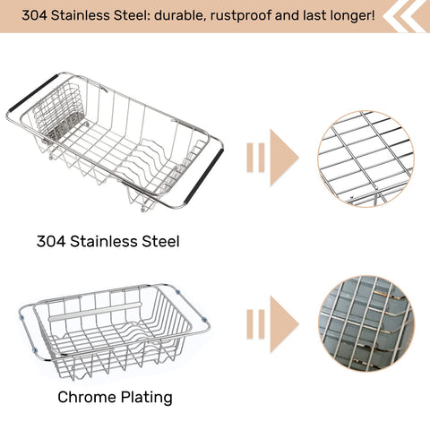 BTLATHA non-slip arms keep the rack steady during drying tasks.