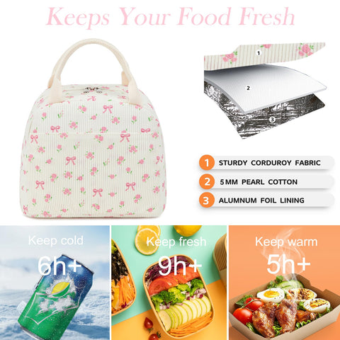 BTOOP lunch box front pocket for utensils and essentials
