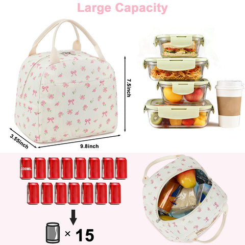 BTOOP lunch box insulated inner lining preserves freshness for snacks and beverages