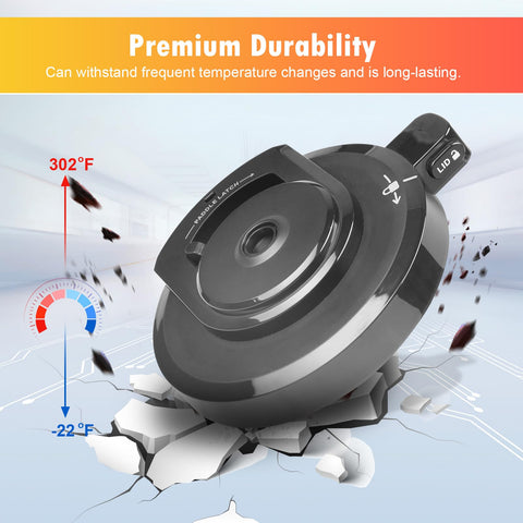 BTRSOLUS outer lid with visual guide simplifies installation on Ninja CREAMi models.