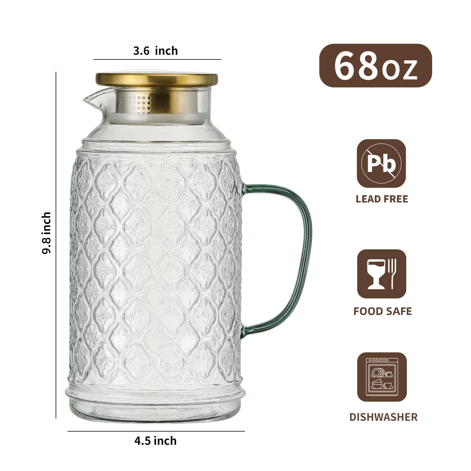 Buaic pitcher shows two openings for pouring and filtering