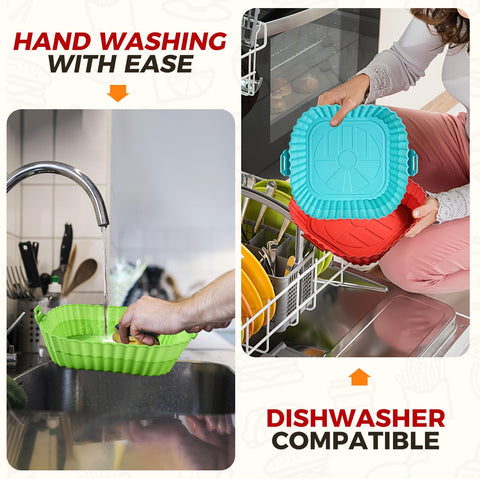 Buauty multiuse silicone liner suitable for oven and microwave.