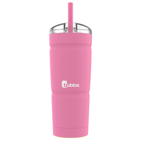 Bubba Envy S stainless steel tumbler with ice-insulation keeps drinks cold for hours.