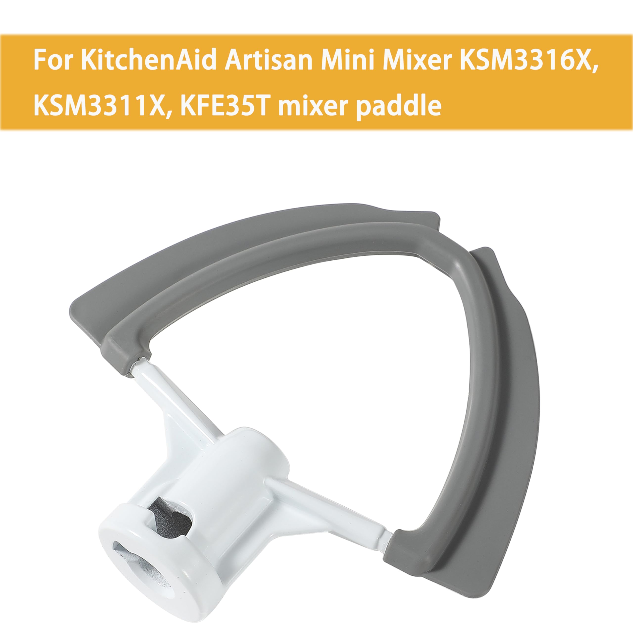 BUBOSPER flex edge beater demonstrates bowl scraping in action, reducing mid-cycle stops.