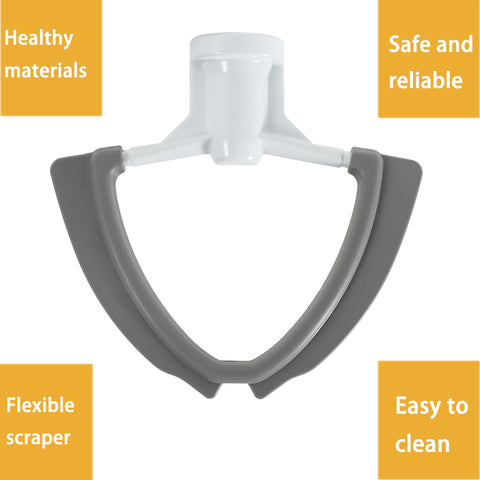 BUBOSPER butter and frosting work easier with dual silicone edges.