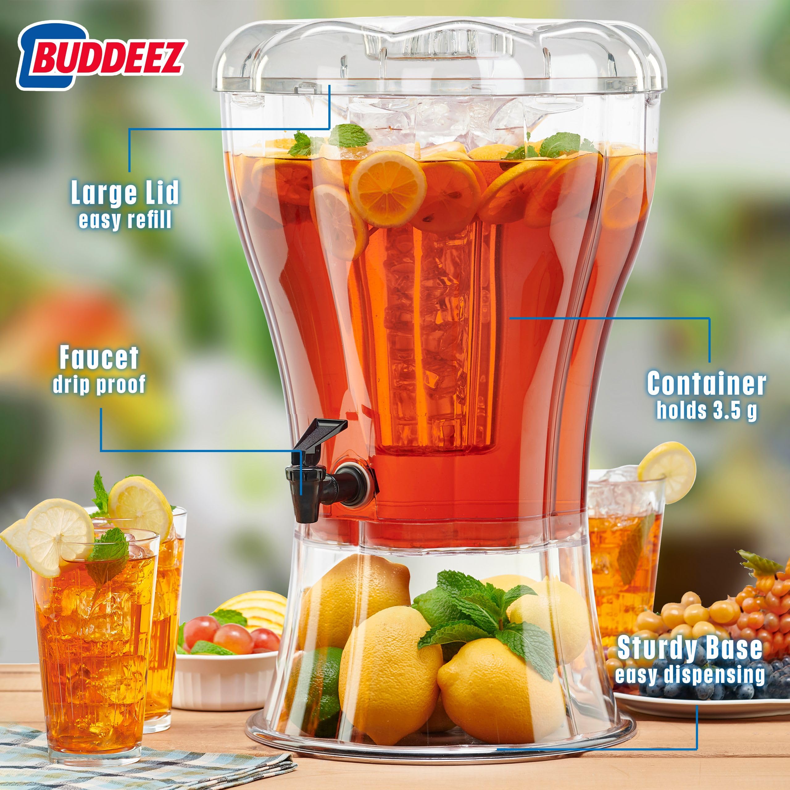 Buddeez BPA-free Tritan body combines clarity with shatter resistance.