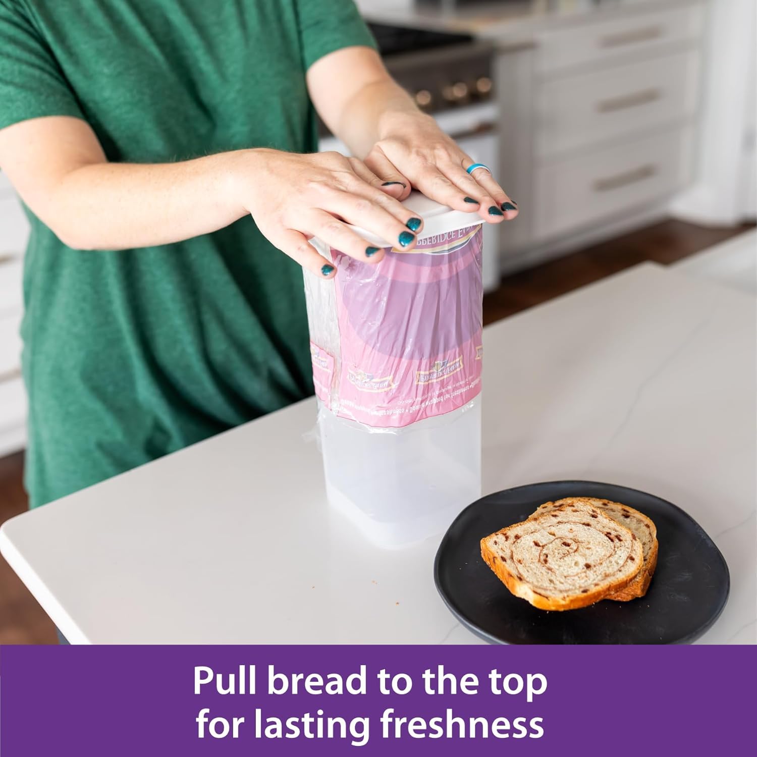 Buddeez Bread Buddy durable construction for daily bread storage.