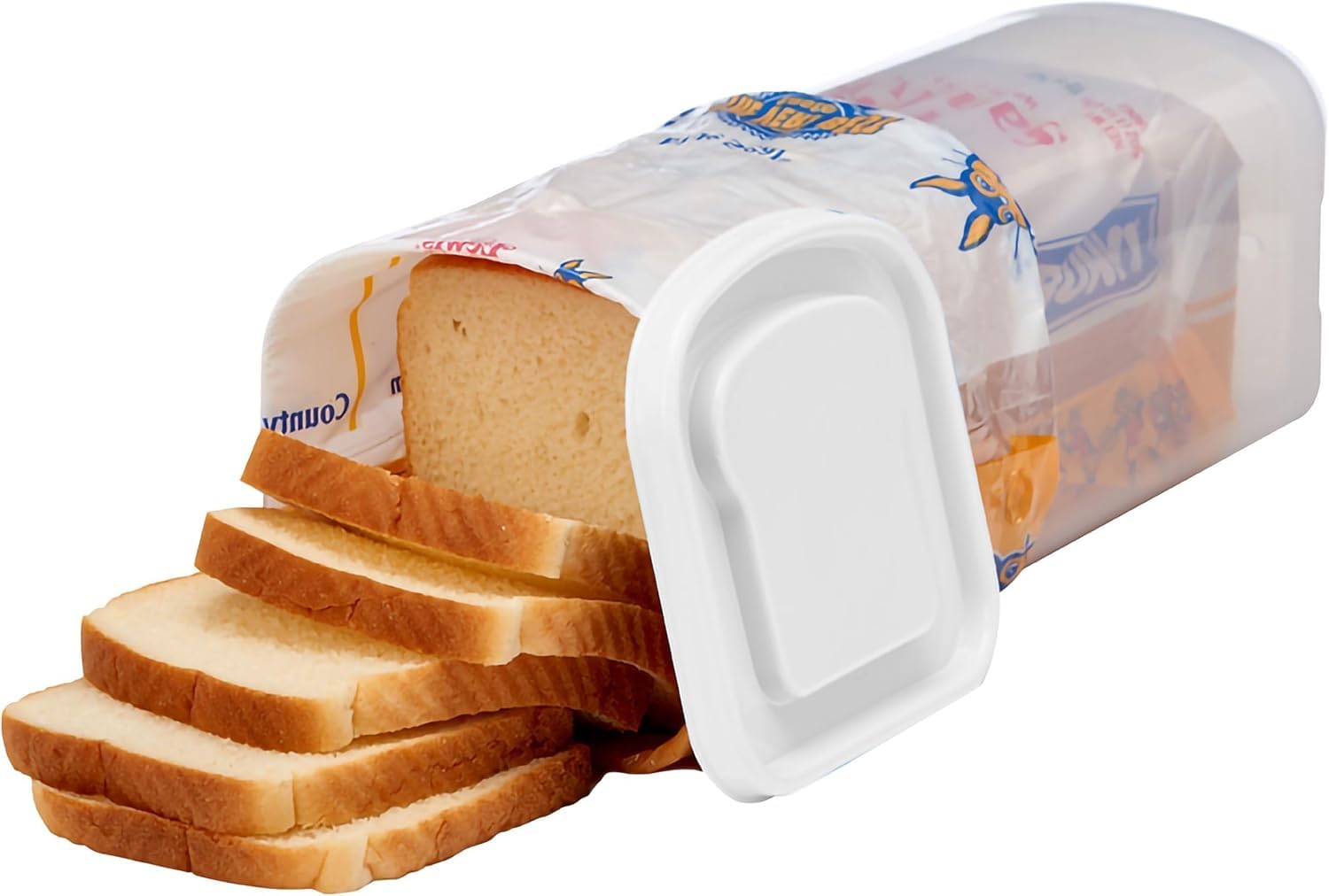 Buddeez Bread Buddy slim design keeps countertops tidy in small kitchens.