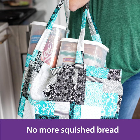Buddeez Bread Buddy fits small specialty loaves neatly on the shelf.