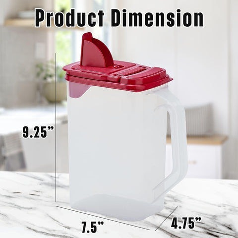 Buddeez dry goods container suitable for oats and pancake mix to maintain freshness