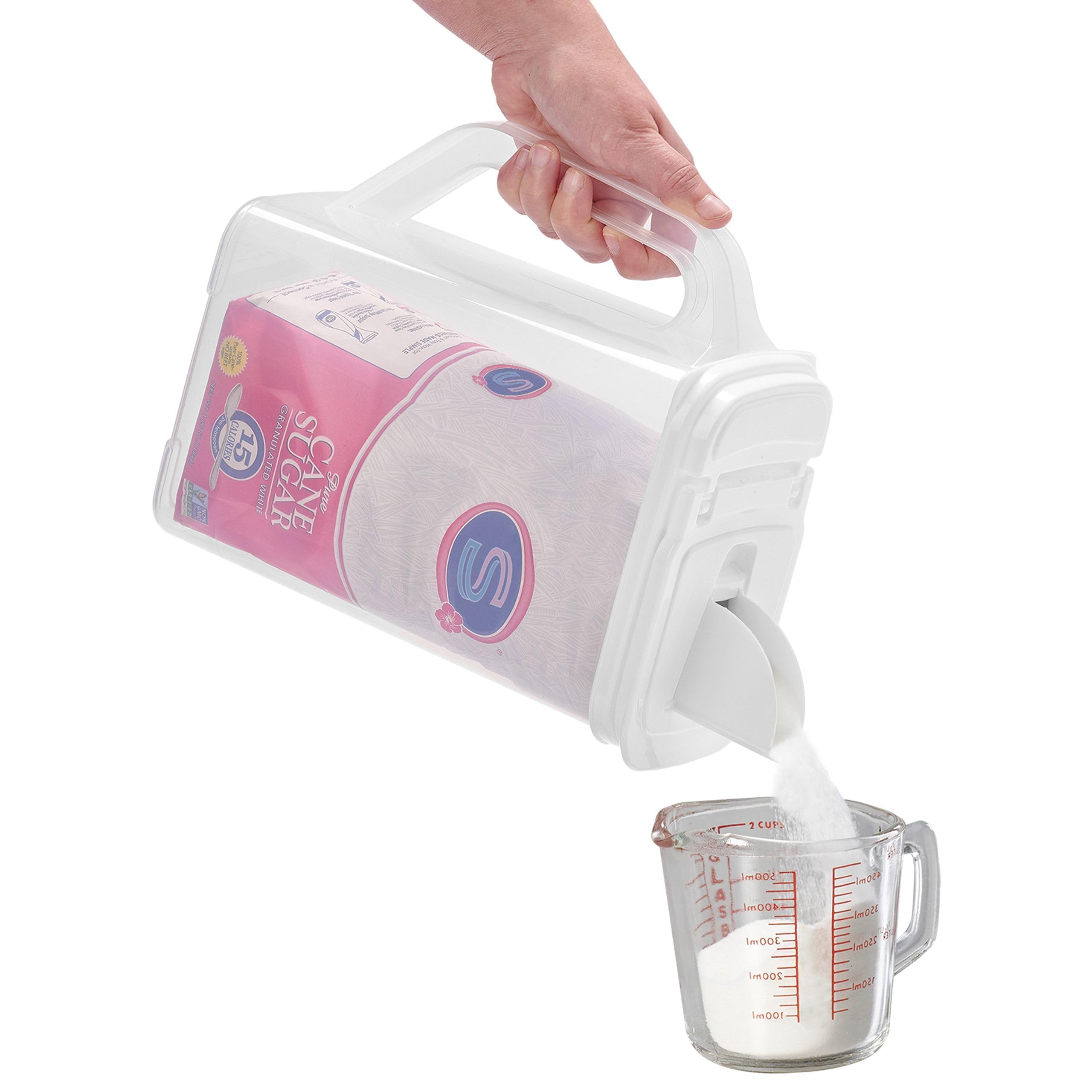 Buddeez flour and sugar container ideal for organized pantry storage.