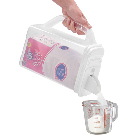 Buddeez flour and sugar container ideal for organized pantry storage.