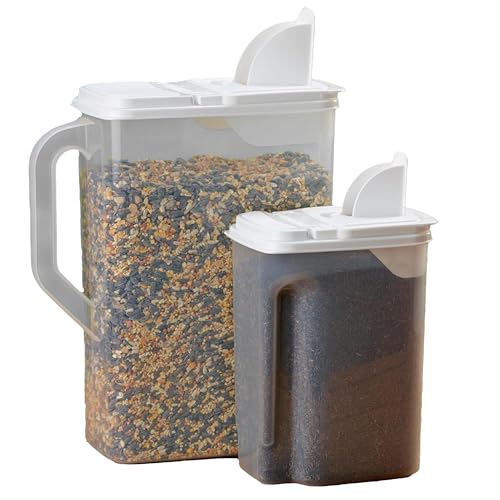 Buddeez indoor-friendly design helps keep seed indoors away from squirrels.