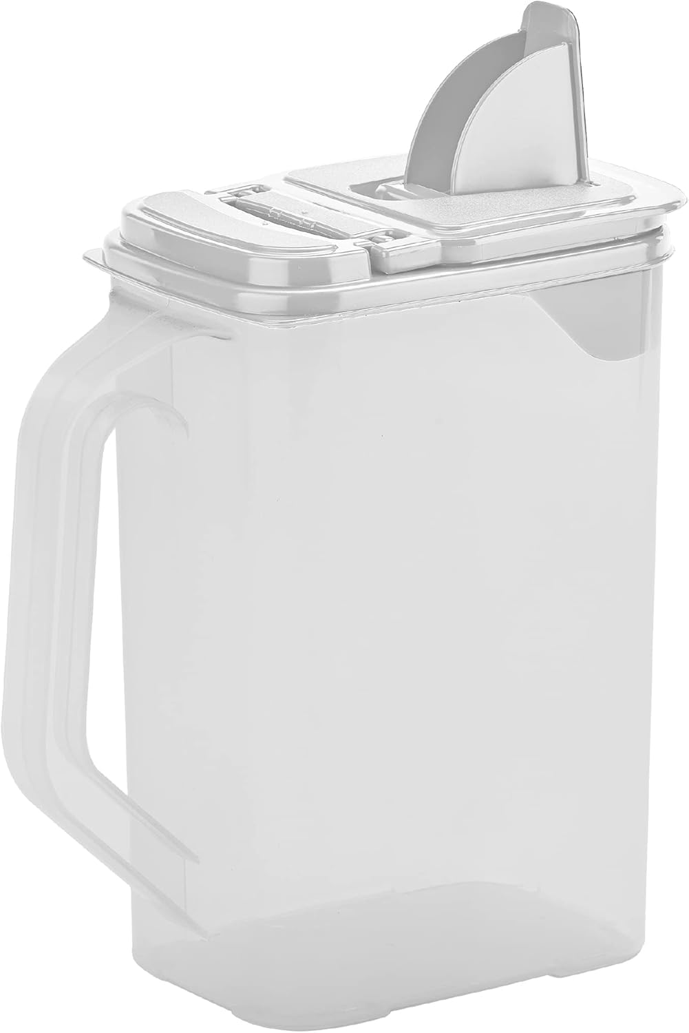 Buddeez kitchen pantry container with pour spout for precise pouring.