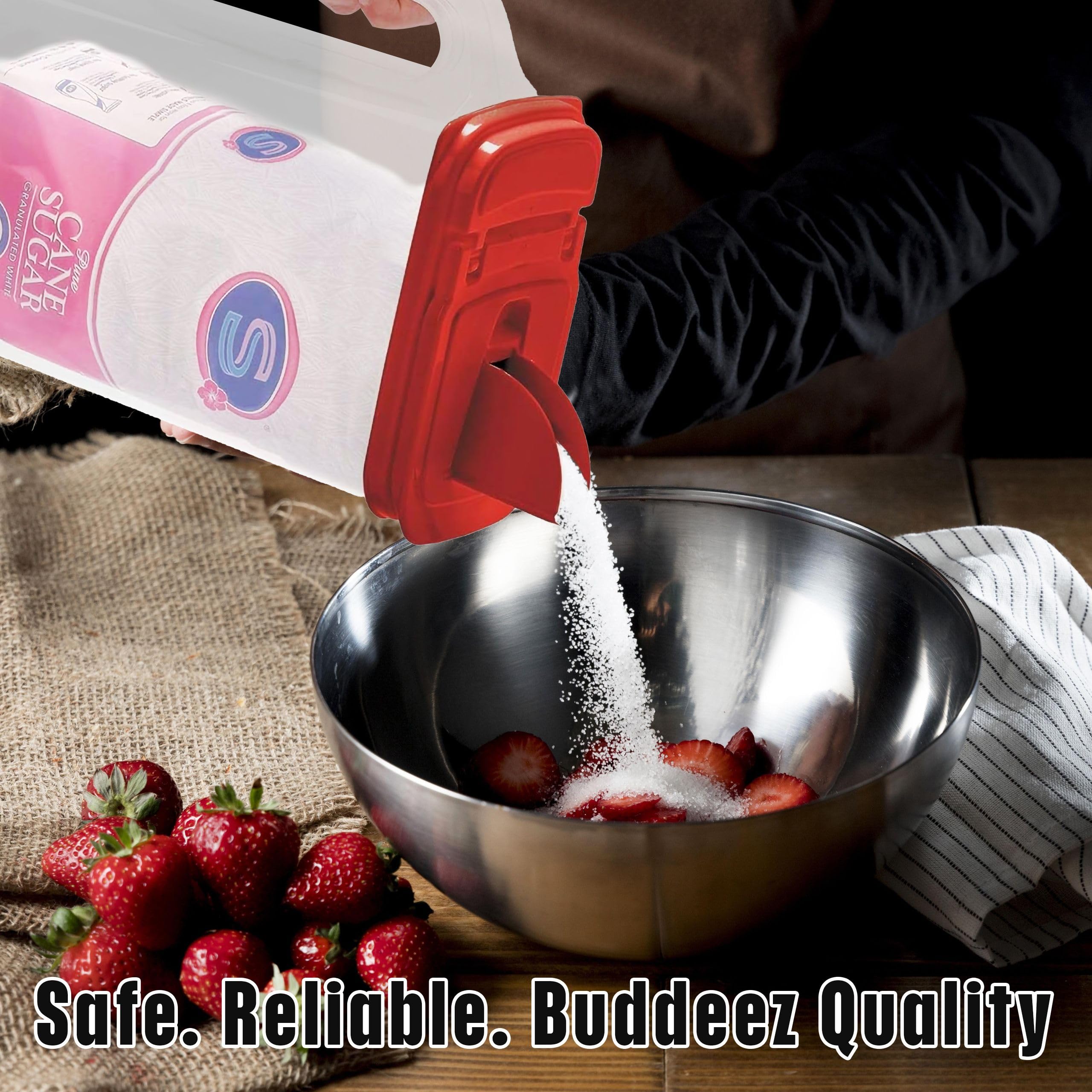 Buddeez stackable kitchen organizer maximizes pantry space