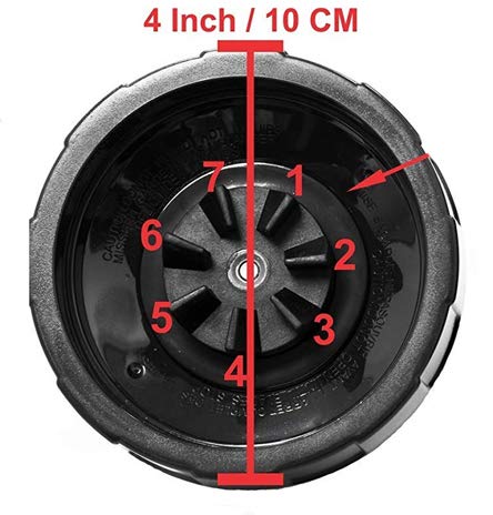 Buecmue blade set replacement; dishwasher-safe for quick cleanup