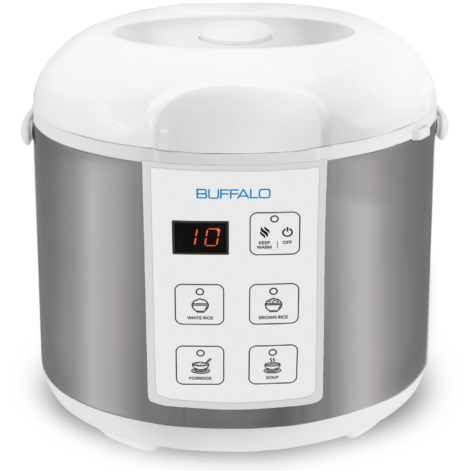 Buffalo Classic Rice Cooker inner pot shows durable non-toxic surface