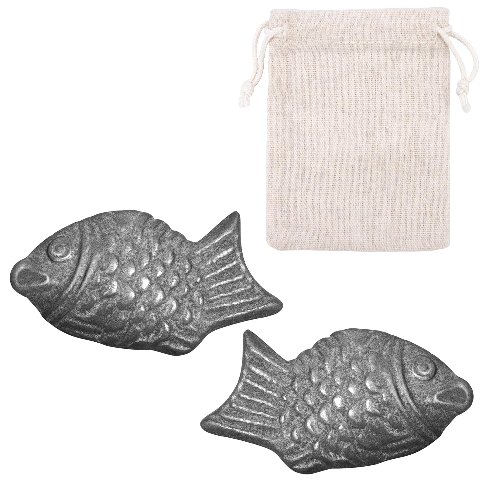 Buhobha Iron Fish in boiling pot infuses iron into soup.