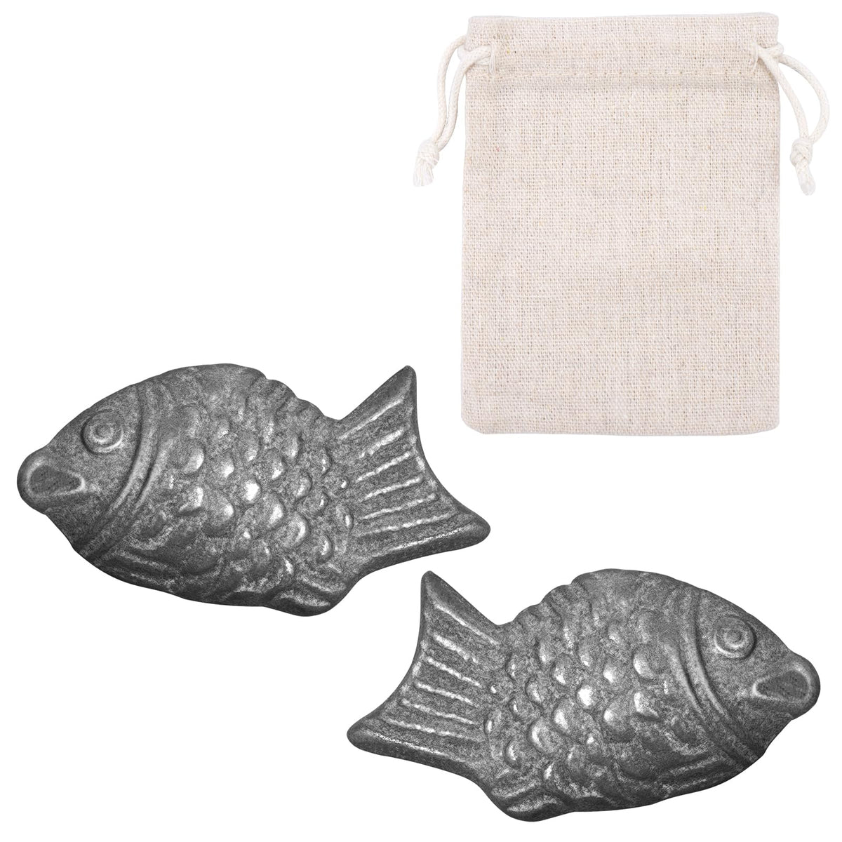Buhobha Iron Fish in boiling pot infuses iron into soup.