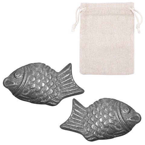 Buhobha Iron Fish in boiling pot infuses iron into soup.