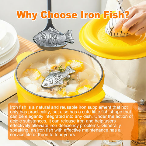 Buhobha Iron Fish boiling water to enrich meals.