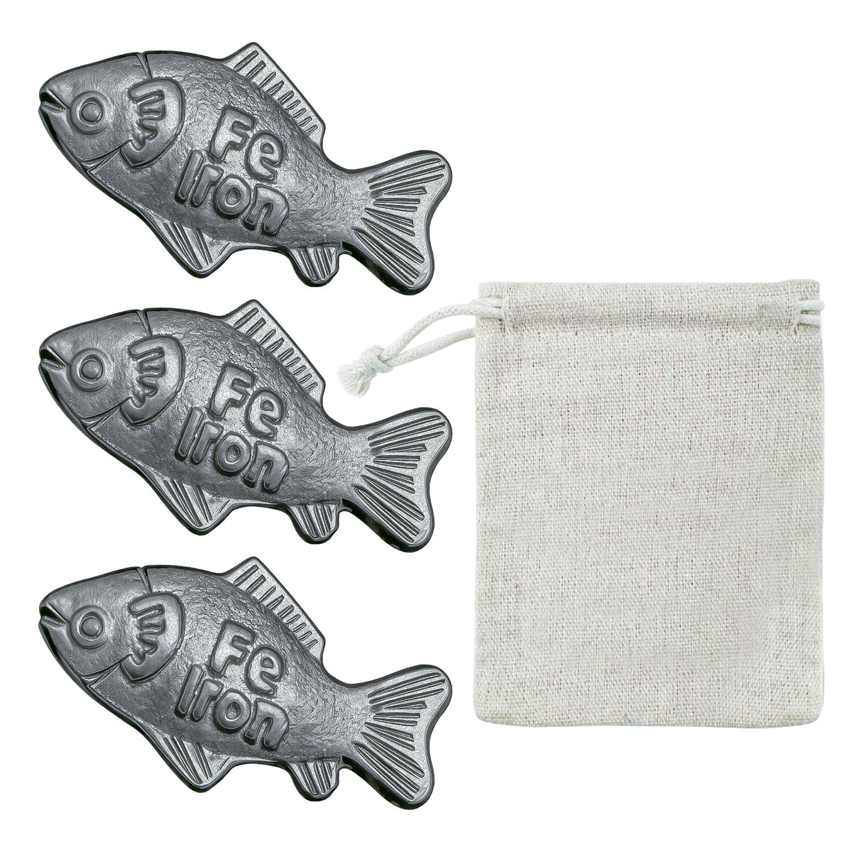 Buhobha Iron Fish in a pot simmering soup adds natural iron.