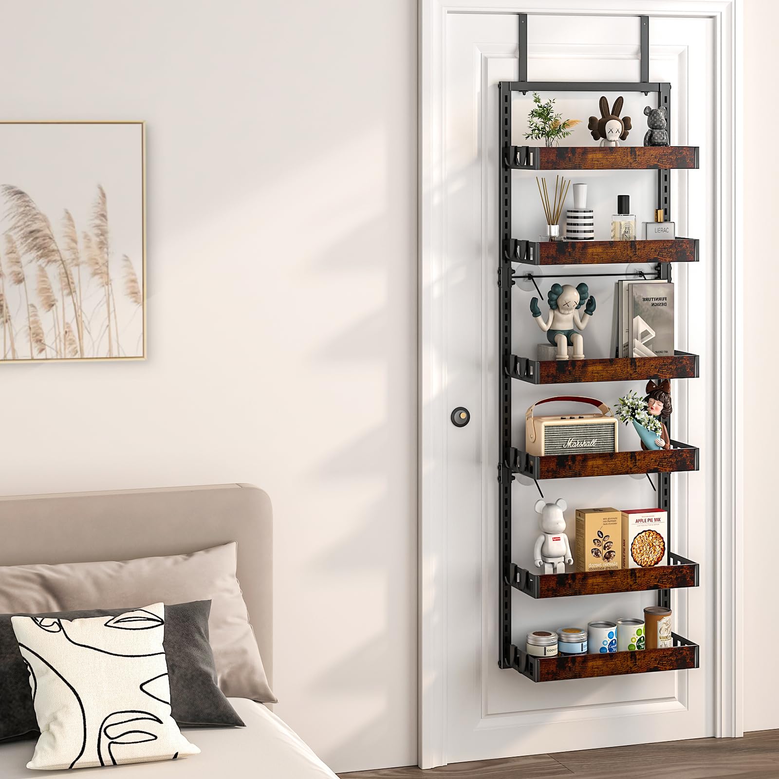 Bukfen kitchen spice bottle rack keeps seasonings neatly arranged
