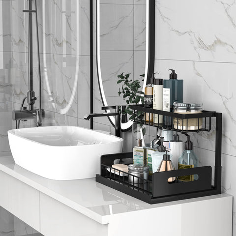 Bukfen removable washable trays for quick cleaning and organization