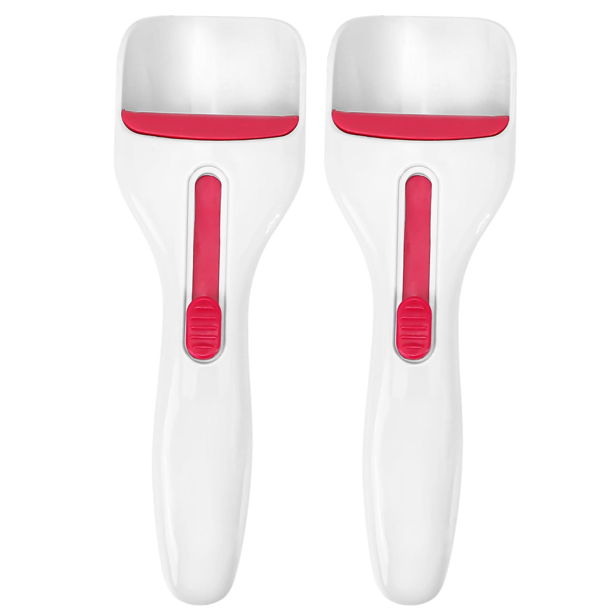 BuleVina cupcake scoop batter dispenser in action for even cupcake batter distribution.