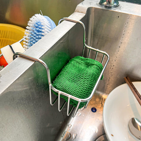 BuleVina dish brush and sponge storage keeps cleaning tools organized.