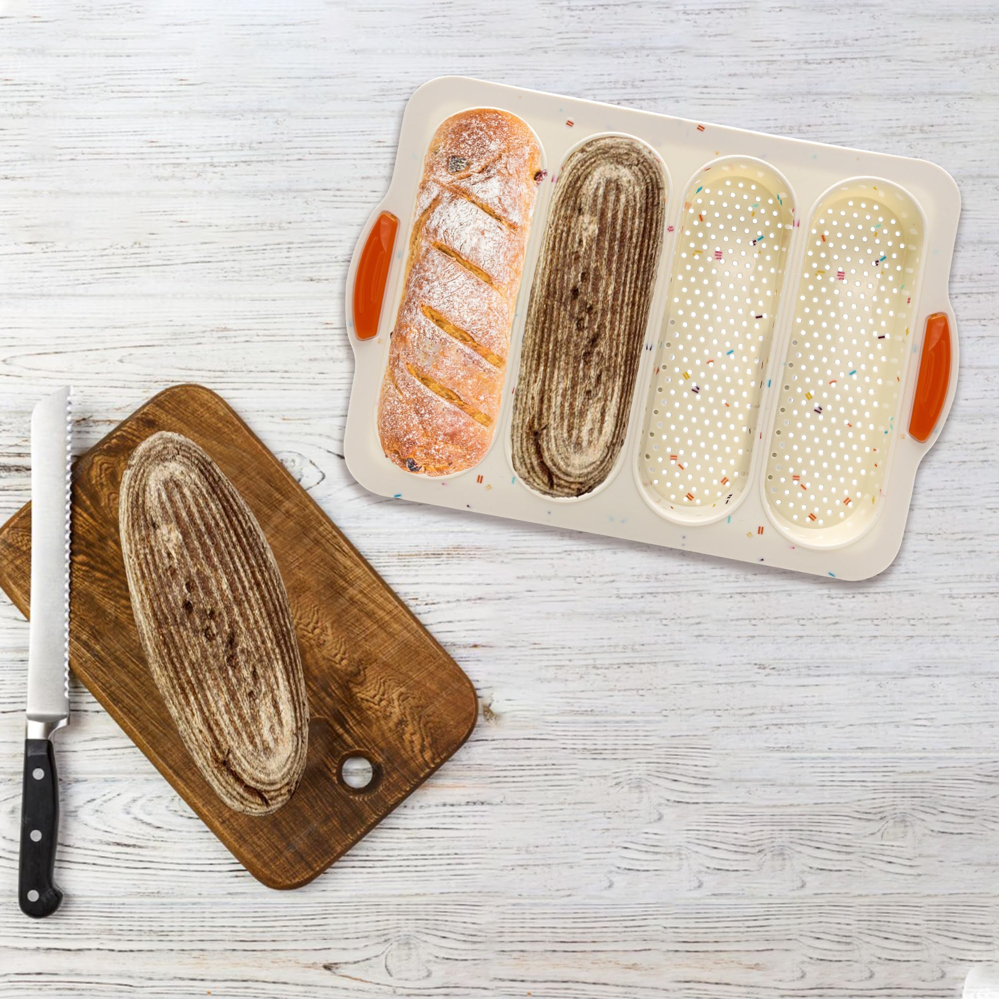 BuleVina easy-release silicone pan for simple cleanup