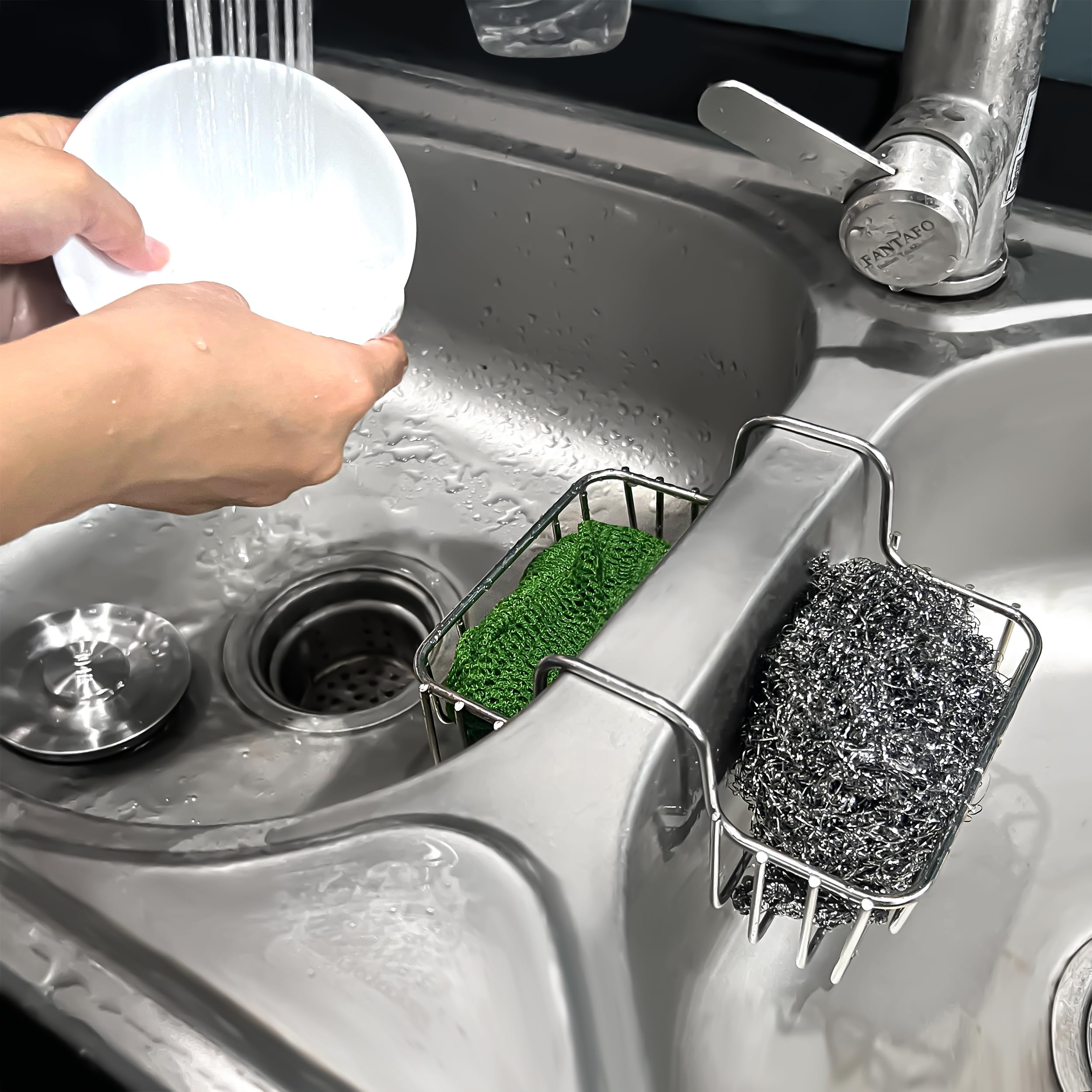 BuleVina sink accessory for drying and airing sponges after use.