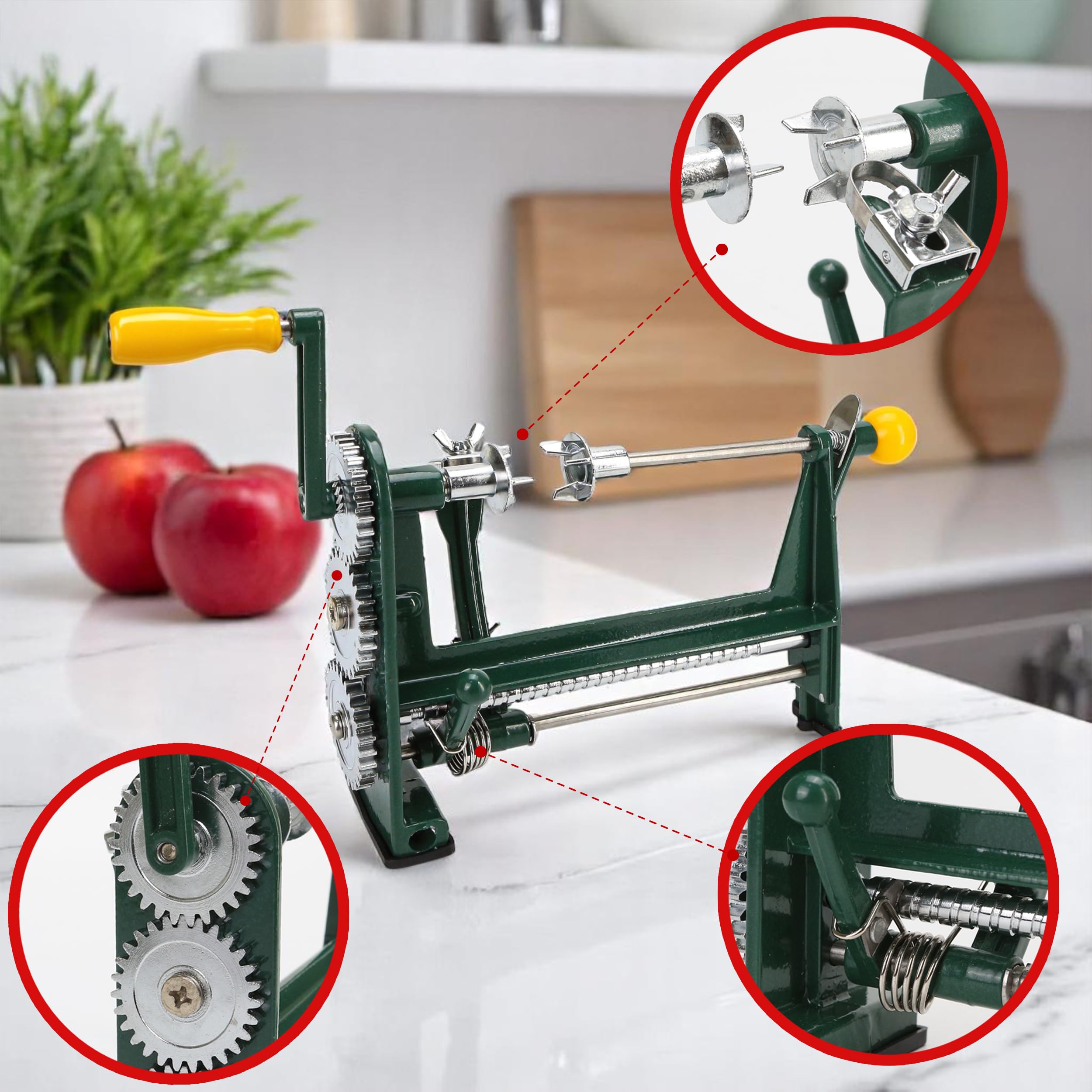 BuleVina wide fruit compatibility expands citrus, kiwi, and apple prep options.