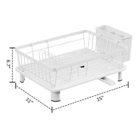 BULIJUJU counter organization that neatly air-dries dishes after washing.