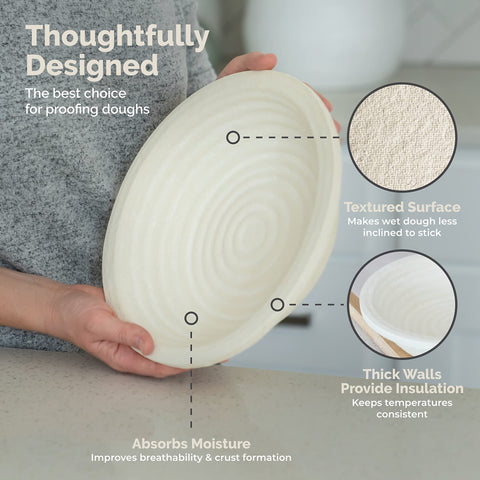 Bulka 1kg dough inside demonstrates capacity for large artisan loaves
